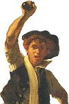Detail aus 'Die Freiheit führt das Volk an' von Eugène Delacroix